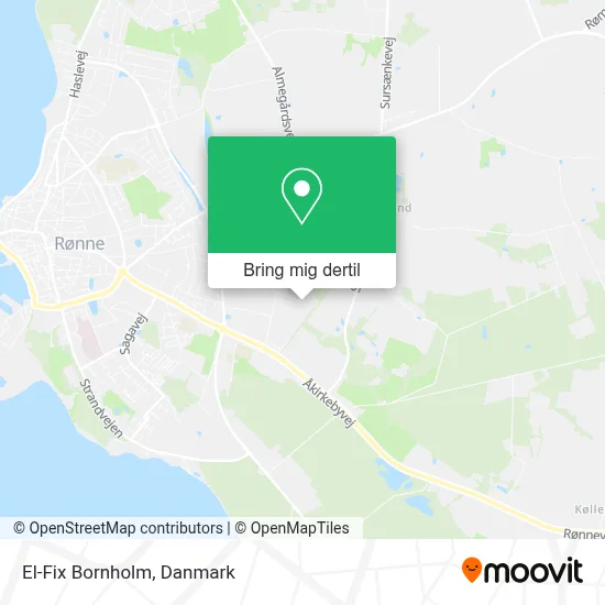 El-Fix Bornholm kort