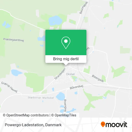 Powergo-Ladestation kort