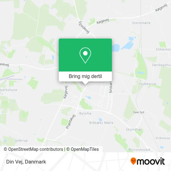 Din Vej kort