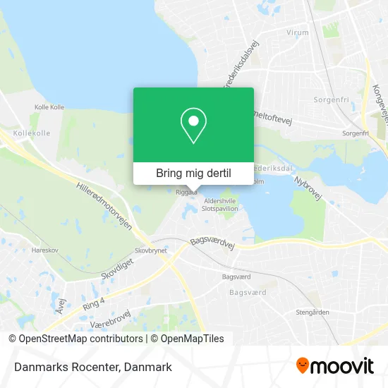 Danmarks Rocenter kort