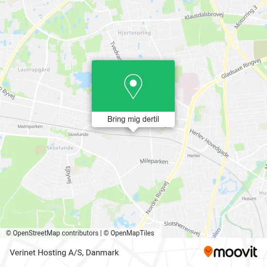 Verinet Hosting A/S kort