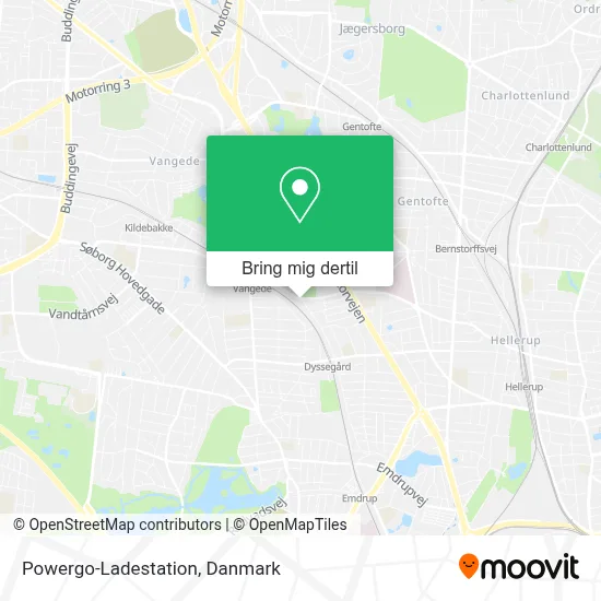 Powergo-Ladestation kort