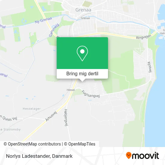 Norlys Ladestander kort