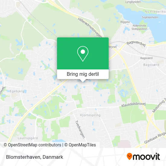 Blomsterhaven kort