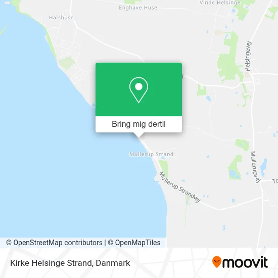 Kirke Helsinge Strand kort