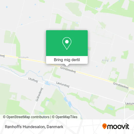 Rønhoffs Hundesalon kort