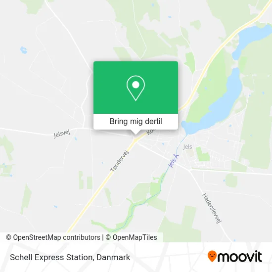 Schell Express Station kort