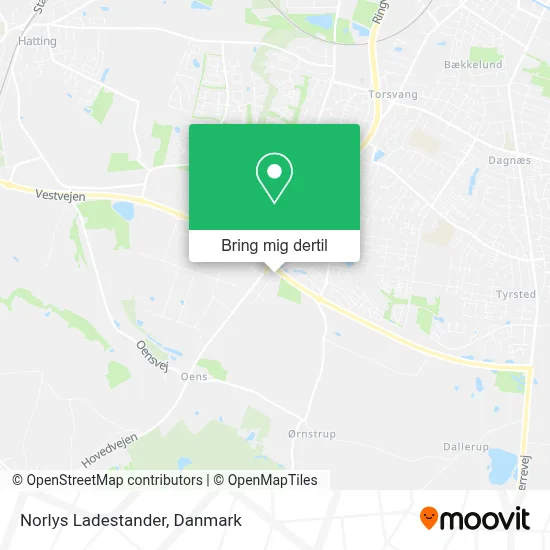 Norlys Ladestander kort