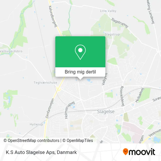 K.S Auto Slagelse Aps kort
