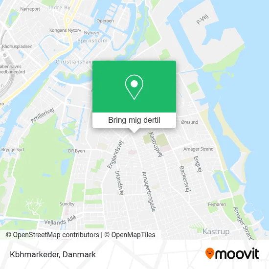 Kbhmarkeder kort