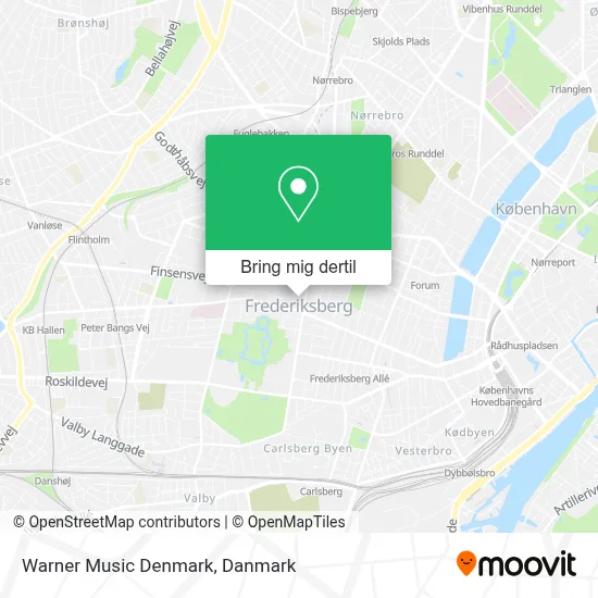Warner Music Denmark kort
