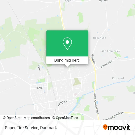 Super Tire Service kort