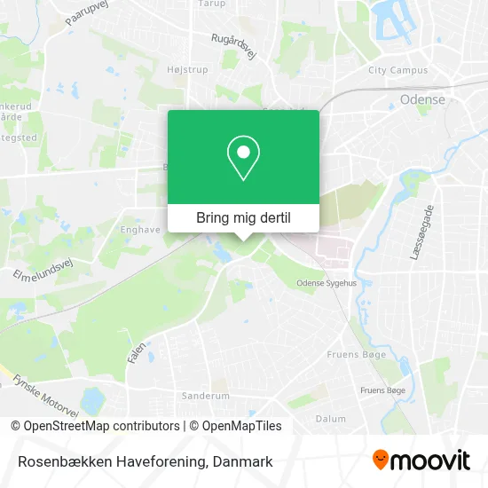 Rosenbækken Haveforening kort