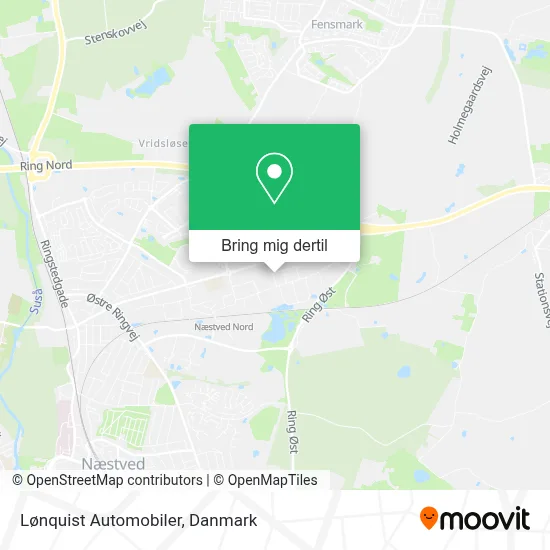 Lønquist Automobiler kort