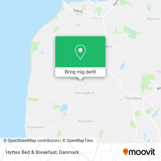 Hyttes Bed & Breakfast kort