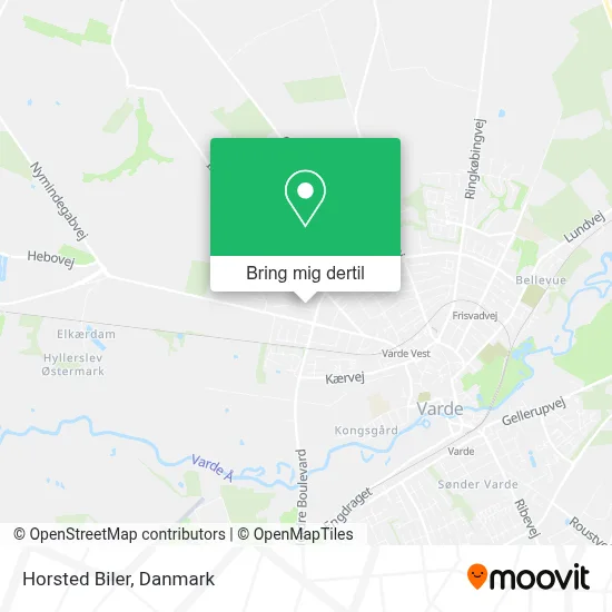 Horsted Biler kort