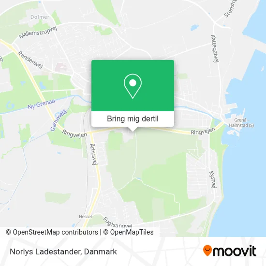 Norlys Ladestander kort