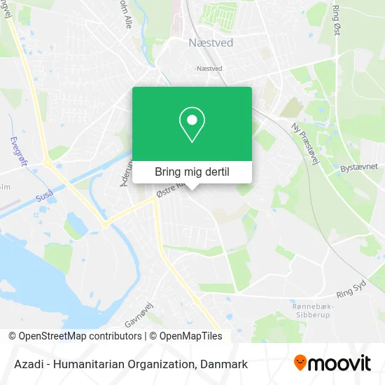 Azadi - Humanitarian Organization kort