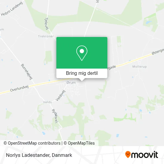 Norlys Ladestander kort