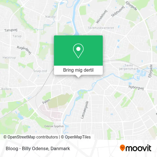 Bloog - Billy Odense kort