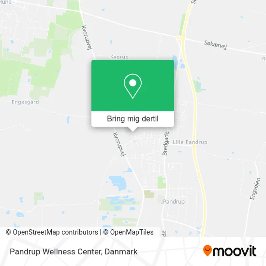 Pandrup Wellness Center kort