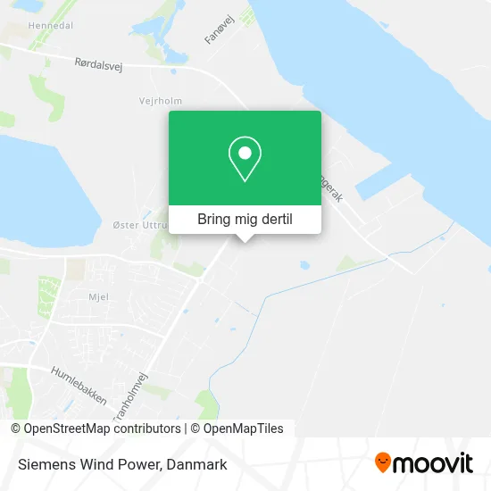 Siemens Wind Power kort