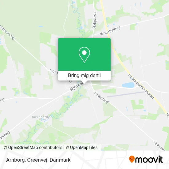 Arnborg, Greenvej kort