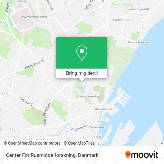 Center For Rusmiddelforskning kort