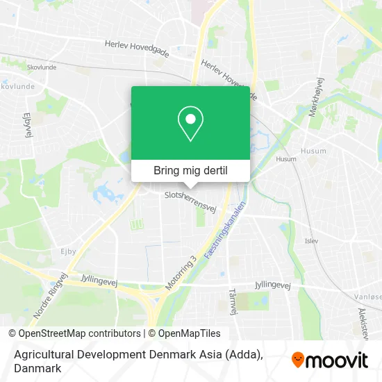Agricultural Development Denmark Asia (Adda) kort