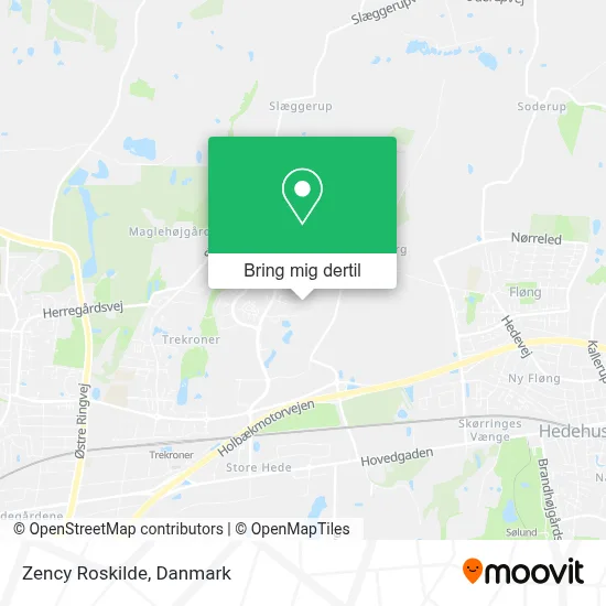 Zency Roskilde kort