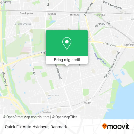 Quick Fix Auto Hvidovre kort