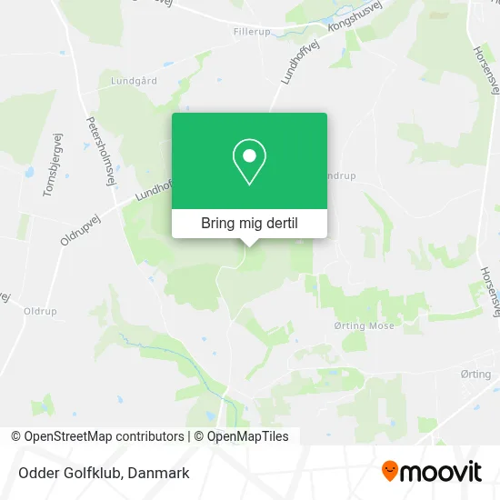 Odder Golfklub kort
