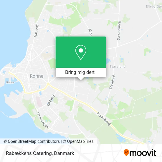Rabækkens Catering kort