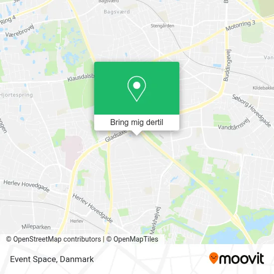 Event Space kort