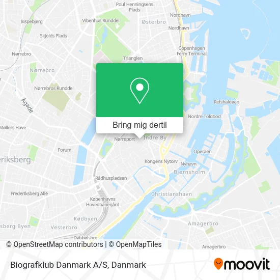 Biografklub Danmark A/S kort