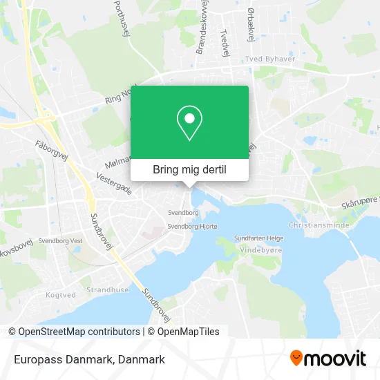 Europass Danmark kort