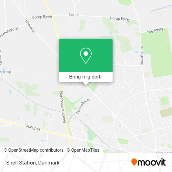 Shell Station kort