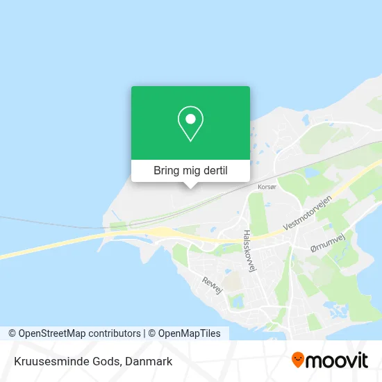 Kruusesminde Gods kort