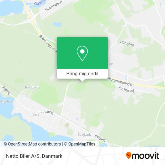Netto Biler A/S kort
