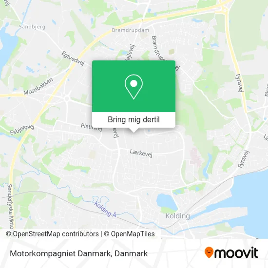 Motorkompagniet Danmark kort