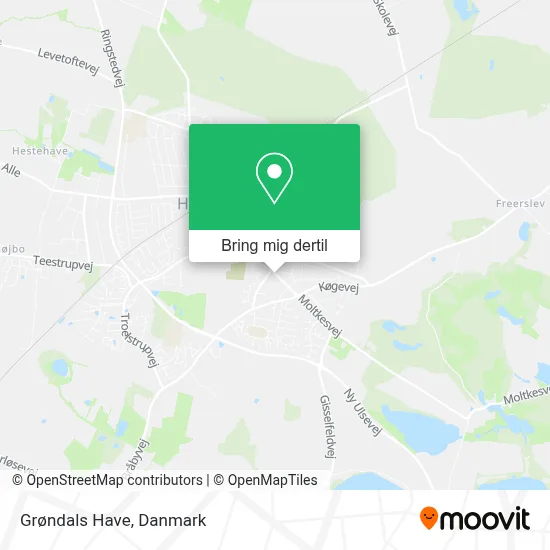 Grøndals Have kort