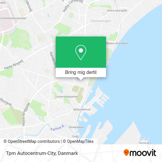 Tpm Autocentrum-City kort