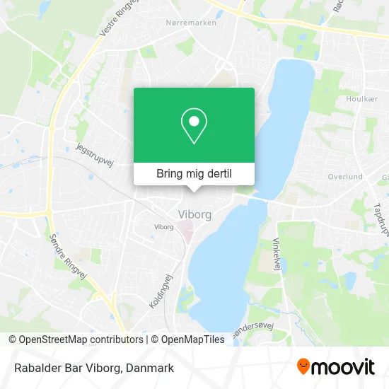 Rabalder Bar Viborg kort