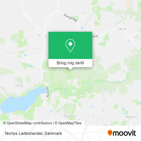 Norlys Ladestander kort