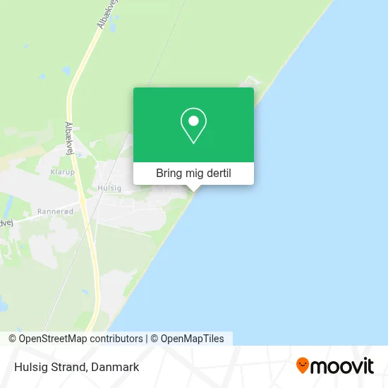 Hulsig Strand kort