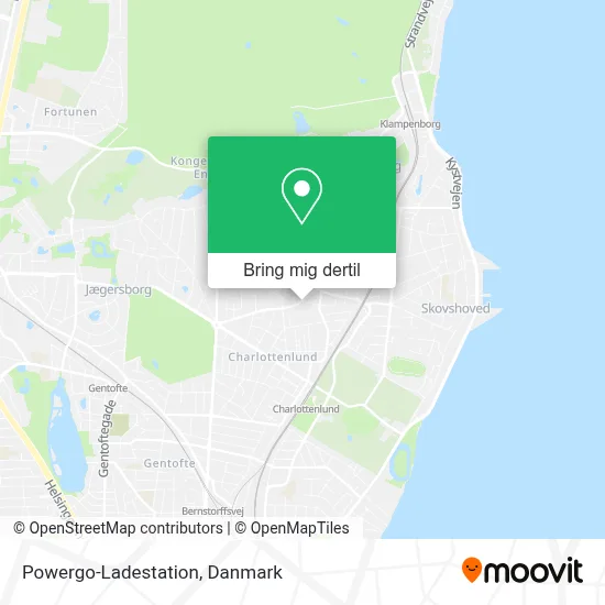 Powergo-Ladestation kort