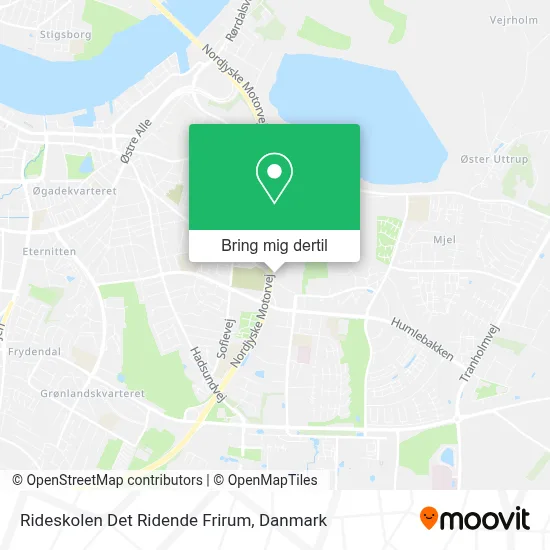 Rideskolen Det Ridende Frirum kort