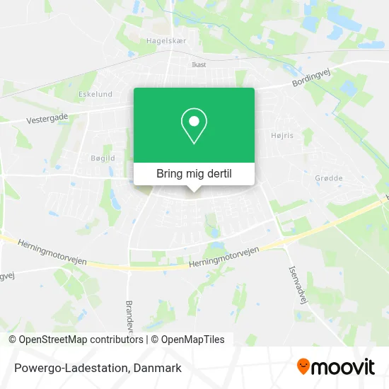 Powergo-Ladestation kort