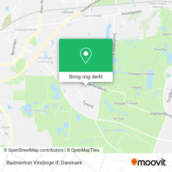 Badminton Vindinge If kort