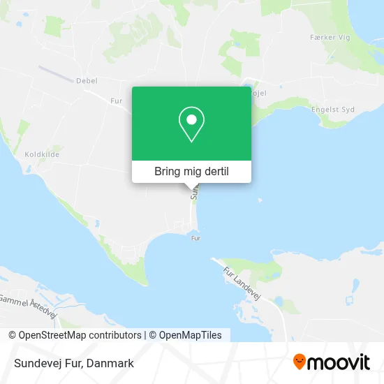 Sundevej Fur kort